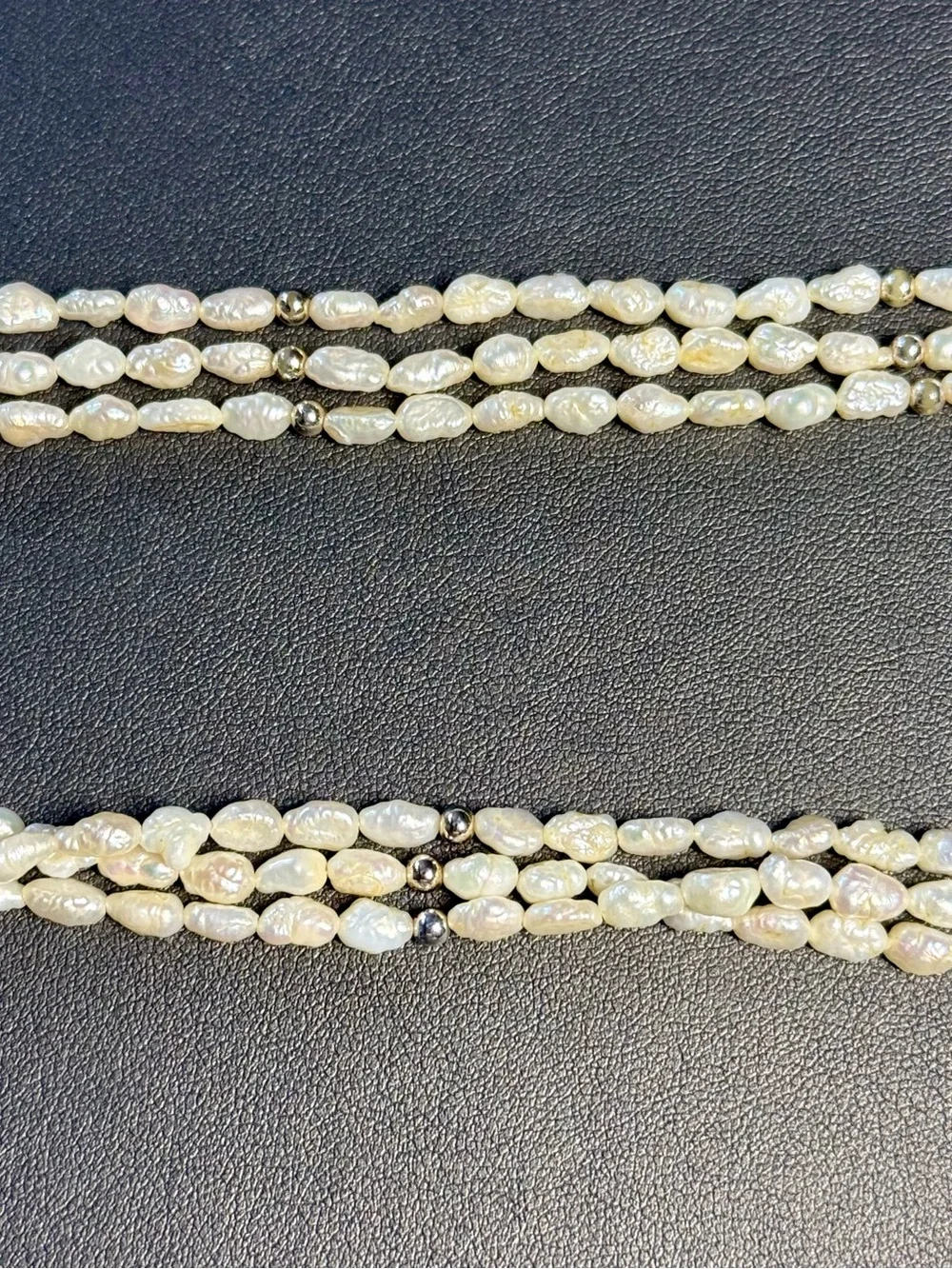 vtg Rice Pearl Necklace - Picture 4 of 6